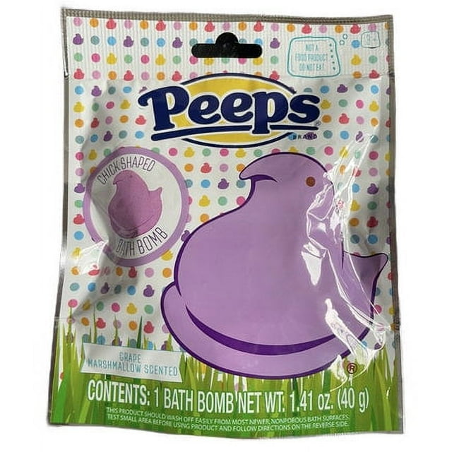 PEEPS® GRAPE MARSHMALLOW SCENTED BATH BOMBS